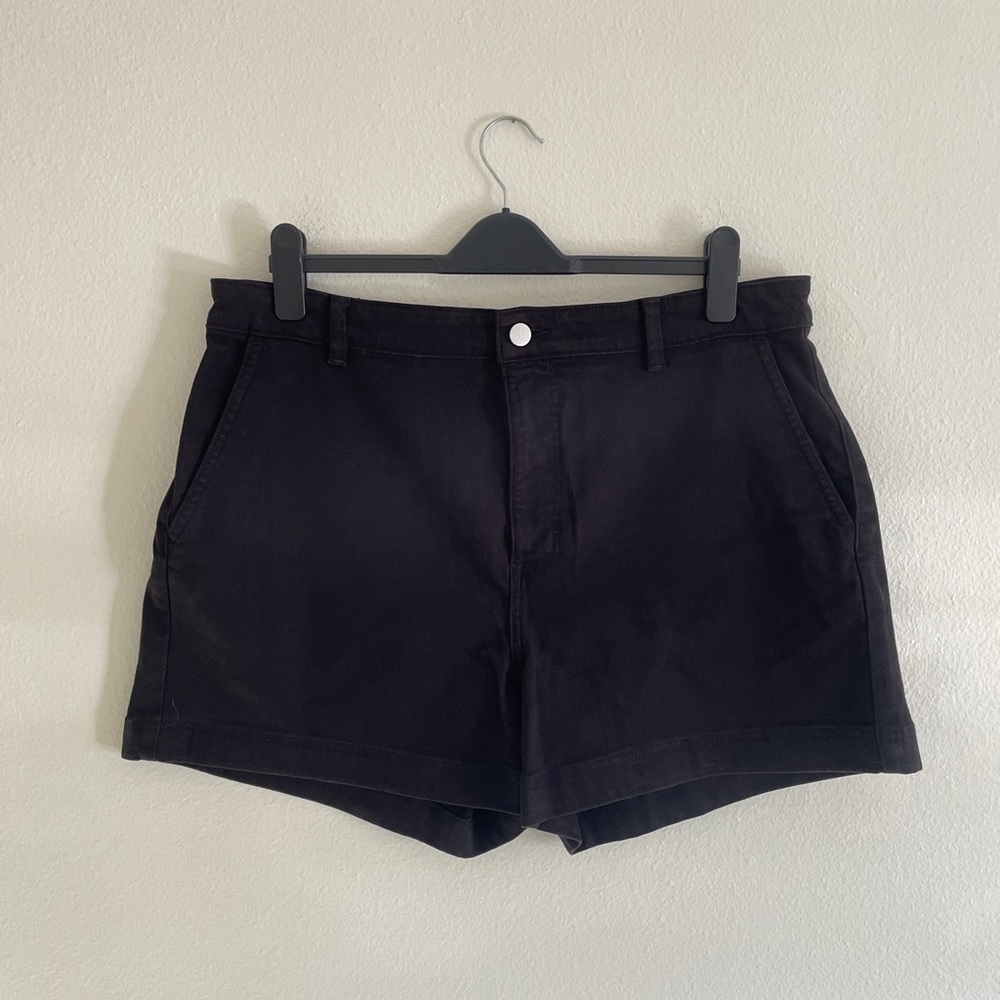 Everlane Black Denim Shorts
